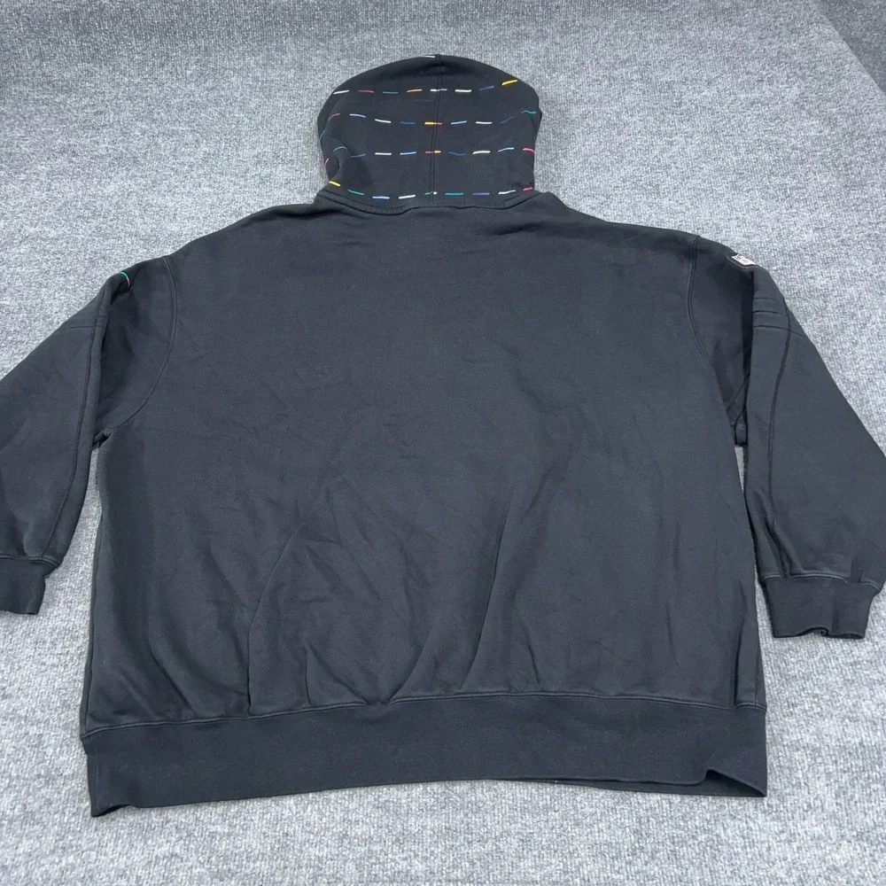 New York Jets Nike Hoodie Mens 2XL Black Crucial Catch Cancer Logo On Field‎